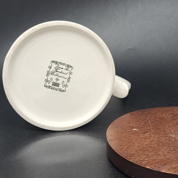 Swank Tankard Stein Mug on Wooden Stand Dog Irish Setter VTG MCM - Picture 4 of 9